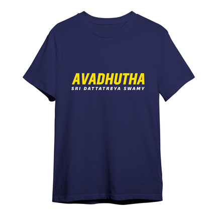 Avadhootha Shri Dattatreya Swamy Eco Round Neck T-shirt - Navy Blue