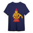 Om Swamiye Sharanam Ayyappa Eco Round Neck T-shirt -Navy Blue