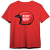 Born To Ride Pima Round Neck T-shirt - Red