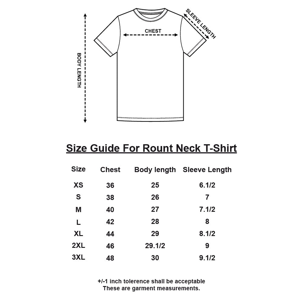NTR Pima Round Neck T-Shirt - BLACK