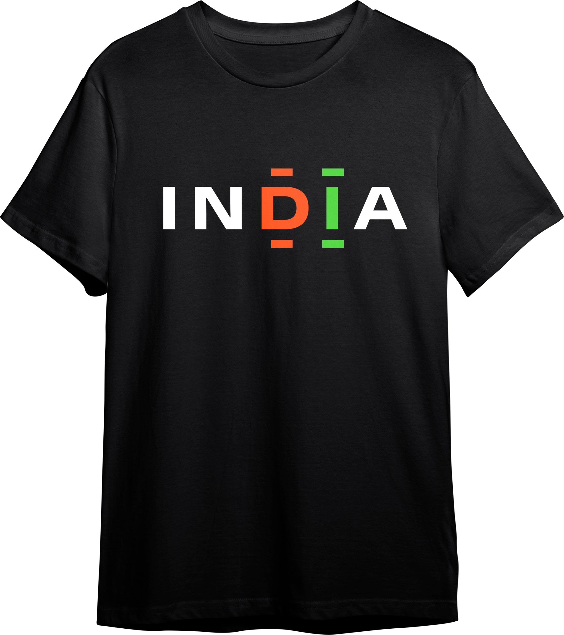 INDIA Eco Round Neck T-shirt - Black