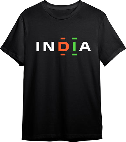 INDIA Eco Round Neck T-shirt - Black