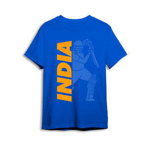 Nam India Pima Round Neck T-shirt - Royal Blue