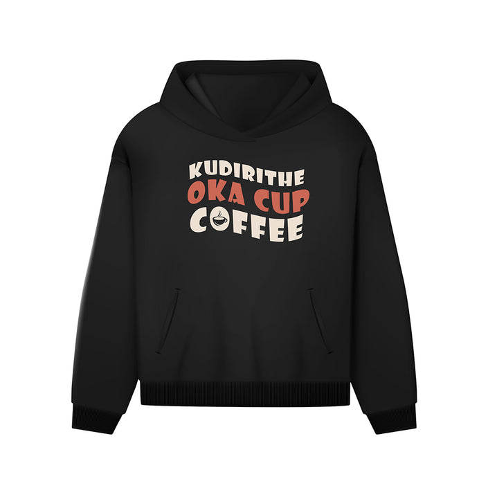 Kudirthe Oka Cup Hoodie - BLACK