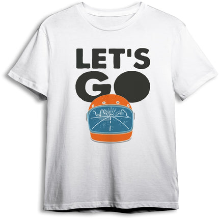 Let's Go Eco Round Neck T-shirt - White