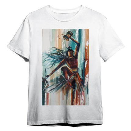 Maha Shiva Pima Round Neck T-shirt - White