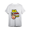 NA Ungaluku Nimsham Time Vthara Pima Round Neck T-shirt - White