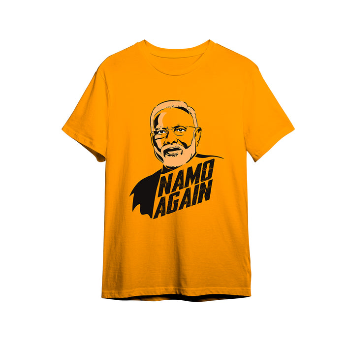 Namo Again Pima Round Neck T-shirt - Yellow