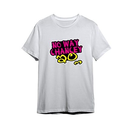 No Way Chance Illa Eco Round Neck T-shirt - White