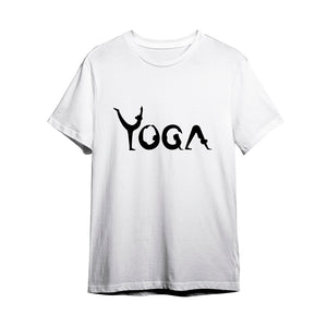 Yoga Eco Round Neck T-shirt - White