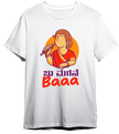 Magane Ba Round Neck Pima T-shirt Baaa - White