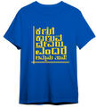Kannige Kanuva Devaru Endare Ammanu Tane Round Neck Eco T-shirt - Royal Blue